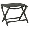 vidaXL Garden Lounge Set Black and Charcoal Aluminum, Textilene Medium
