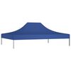 vidaXL Party Tent Roof 14.8'x9.8' Blue 0.9 oz/ft²