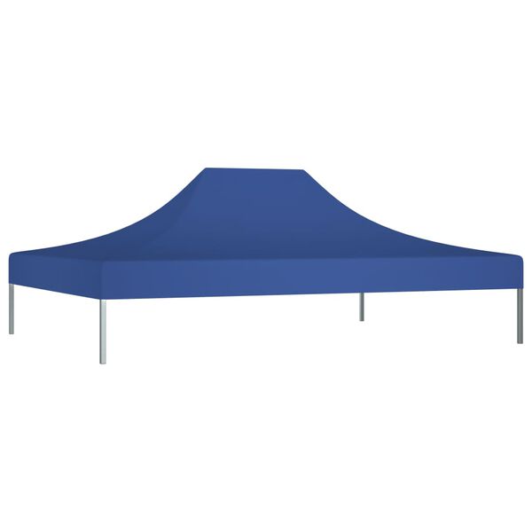 vidaXL Party Tent Roof 14.8'x9.8' Blue 0.9 oz/ft²