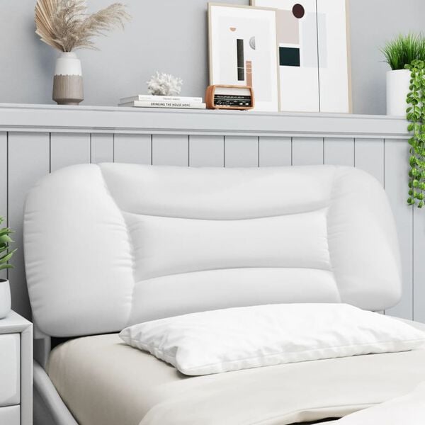 vidaXL Headboard Cushion White