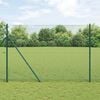 vidaXL Welded Wire Fence Green 5.2'x 82'Steel