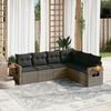 vidaXL Garden Sofa Set Grey