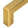 vidaXL Cabinet Handle Set of 10 Gold Stainless steel Standard Durable