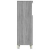 vidaXL Bathroom Cabinet Grey Sonoma Engineered Wood Narrow