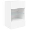 vidaXL TV Wall Cabinet White Engineered wood Small TV Wall Cabinet