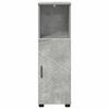 vidaXL Bathroom Cabinet Concrete Grey 11.81 x 13.78 x 37.40 in