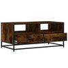 vidaXL Coffee Table Smoked oak Engineered wood, metal Medium