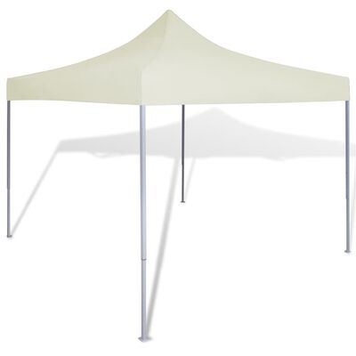 vidaXL Cream Foldable Tent 9.8'x9.8'