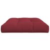 vidaXL Pallet Cushion Wine Red 47.2"x31.5"x4.7" Fabric