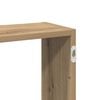 vidaXL Wall Shelf Artisian Oak 62.6x7.1x26.0" Engineered Wood