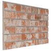 vidaXL 3D Wall Panels with Red Brick Design 10 pcs EPS