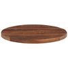 vidaXL Table Top &Oslash; 23.6"x1.5" Round Solid Wood Reclaimed
