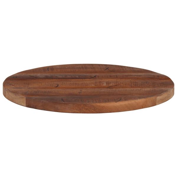 vidaXL Table Top &Oslash; 23.6"x1.5" Round Solid Wood Reclaimed