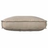vidaXL Cushion Taupe 27.56 x 15.75 x 4.72 in Oxford Fabric