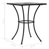 vidaXL Mosaic Bistro Set Black and White