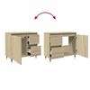 vidaXL Bathroom Sink Cabinet Sonoma oak Engineered wood