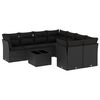 vidaXL Sofa Set Black