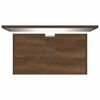 vidaXL Bathroom Furniture Set Brown Oak Engineered wood Standard