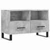 vidaXL TV Cabinet Concrete Grey Engineered Wood Medium TV Cabinet