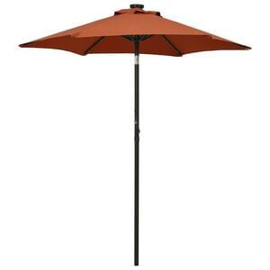 vidaXL Garden Parasol Terracotta and Dark Grey
