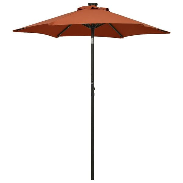 vidaXL Garden Parasol Terracotta and Dark Grey