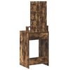 vidaXL Dressing Table Brown 19.69 x 16.14 x 55.12 in Engineered Wood