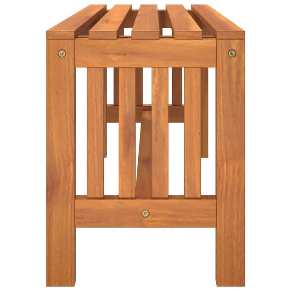 vidaXL Garden Bench Natural Eucalyptus Solid eucalyptus wood Medium