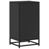 vidaXL Book Cabinet Black Engineered wood Compact Industrial