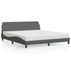 vidaXL Bed Frame Dark Gray