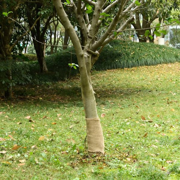 vidaXL Jute Roll Natural 100% natural jute 0.1x328.1 in