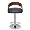 vidaXL Bar Stool Set of 2 Black, Brown