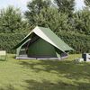 vidaXL Family Tent with Roof Green and White 315 x 286 x 200 cm