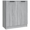 vidaXL Sideboard Set of 3 Grey Sonoma Engineered Wood Sideboard
