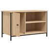 vidaXL TV Cabinet Sonoma oak Engineered wood, iron Medium TV Cabinet