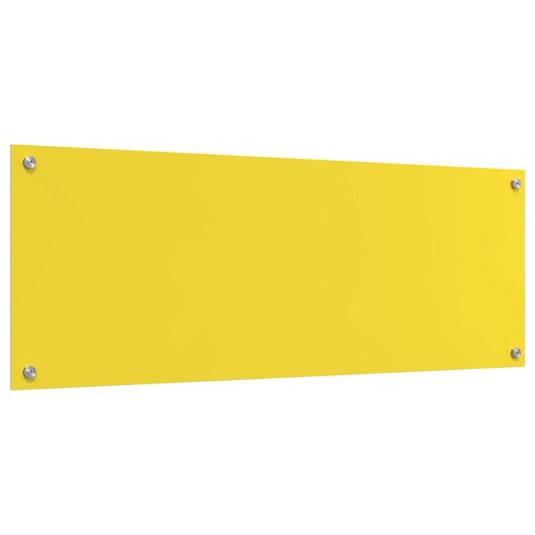 vidaXL Kitchen Backsplash Yellow 43.31 x 15.75 x 0.24 in