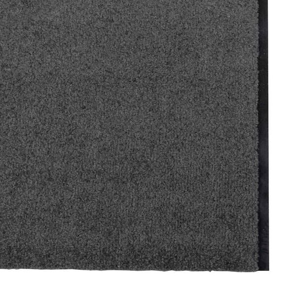 vidaXL Doormat Anthracite and Black 120 x 350 cm Polyamide and PVC