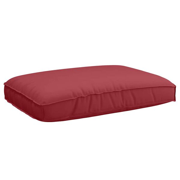 vidaXL Cushion Wine Red 47.24 x 31.50 x 4.72 in Oxford Fabric