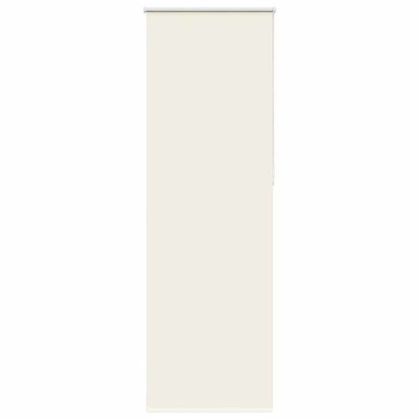 vidaXL Roller Blind Off white Polyester 27.6x82.7 in Height-Adjustable