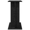 vidaXL Aquarium Stand Black Oak Engineered wood 23.6 in Aquarium Stand
