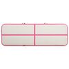 vidaXL Inflatable Gymnastics Mat with Pump 118.1x39.4x5.9" PVC Pink