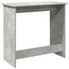 vidaXL Desk Concrete grey Engineered wood Medium Durable Desk