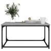 vidaXL Coffee Table Grey Sonoma Engineered wood Medium Durable