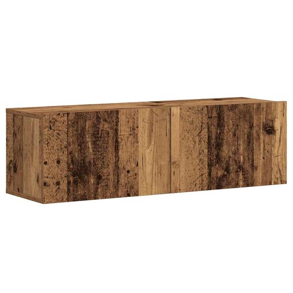 vidaXL TV Cabinet Old Wood Engineered Wood Small TV Cabinet