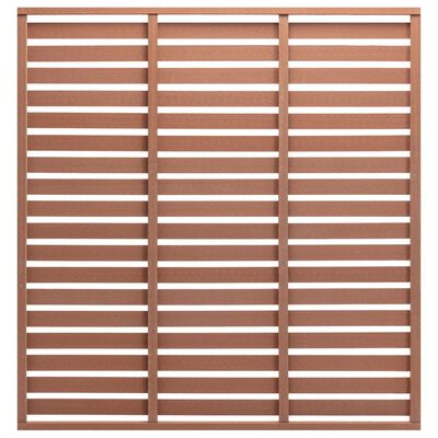 vidaXL Fence Panel WPC 70.9"x70.9" Brown
