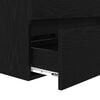 vidaXL Bathroom Furniture Set with Drawer Wall-mounted 2 pcs Black Oak