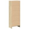 vidaXL Bookcase Sonoma oak Engineered wood Tall Fantastic Bookshelf