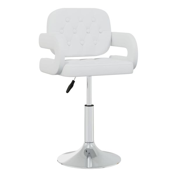 vidaXL Dining Chair Set of 4 White