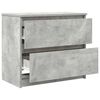 vidaXL TV Cabinet Concrete Grey Engineered Wood Medium TV Cabinet