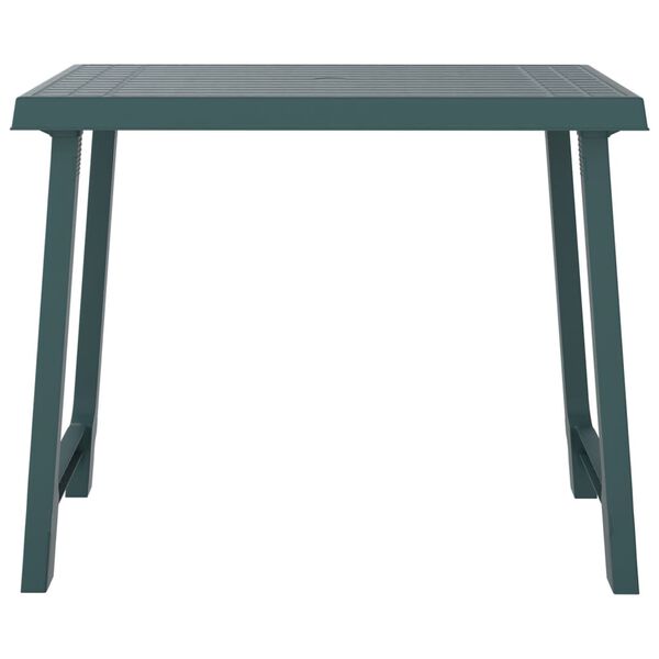 vidaXL Camping Table Green Polypropylene Medium Camping Table