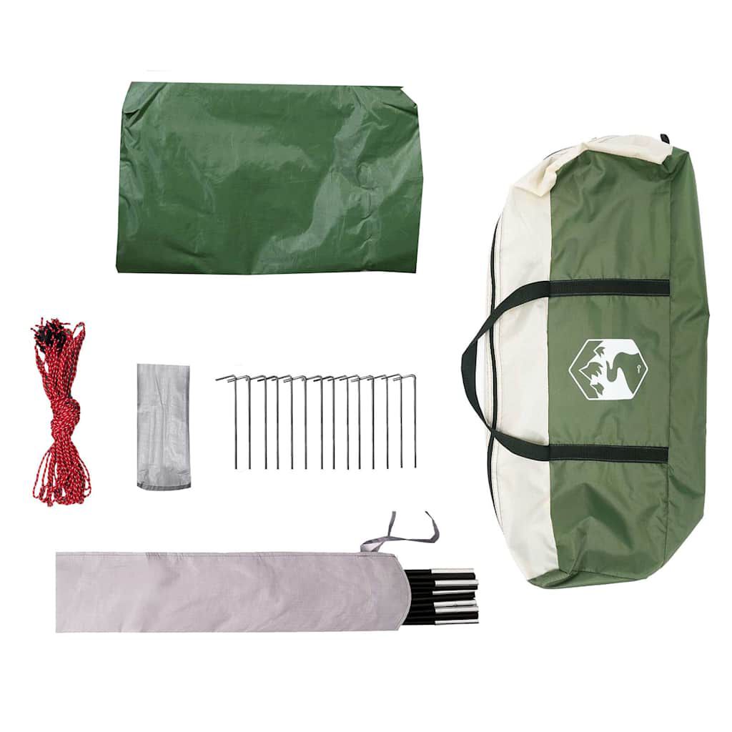 vidaXL Camping Tarp Green 181.1x120.1x82.7" Waterproof
